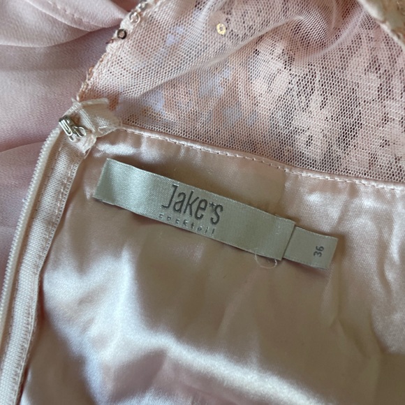 Jake’s Cocktail - baby pink sequence design dress nwt - Picture 3 of 4